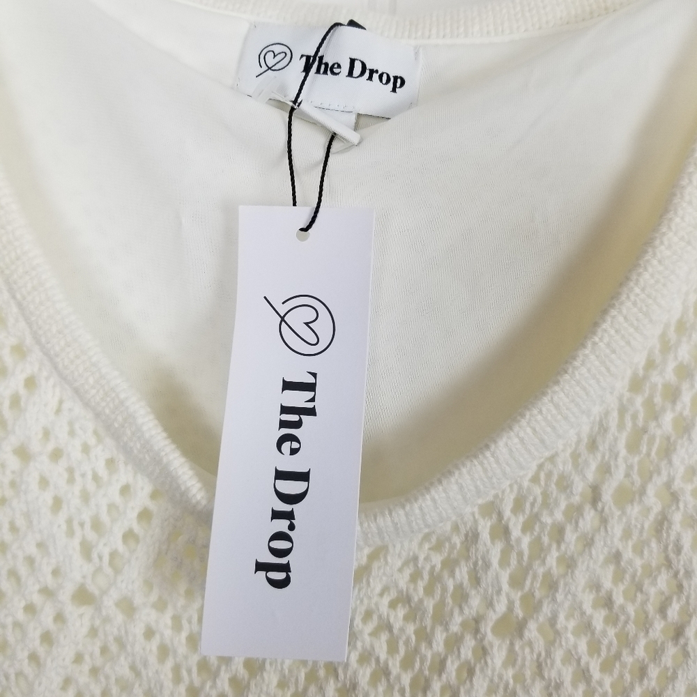 The Drop NWT Womens Ritu Crochet Maxi Dress Size XL White Romantic Cottagecore - Picture 9 of 13